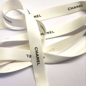 NEW Authentic Chanel Classic White Ribbon appr. 2.7 Yards/ 2.5 Meters/98 Inches